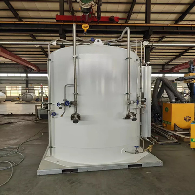 Tangki Massal Mikro Baja Untuk Penyimpanan Argon Nitrogen Oksigen Cryogenic