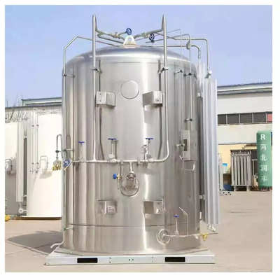 2m3 Micro Bulk Tanks Perusahaan Cairan Kriogenik Tekanan Tinggi Untuk Oksigen