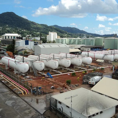 Tangki Penyimpanan Gas LPG Baja Karbon Kapasitas 100cbm