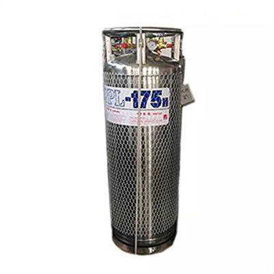 175l Umur Panjang Cryogenic Dewar Cylinder Botol Oksigen Cair