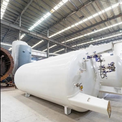 Tangki Penyimpanan LNG Kriogenik Horizontal 50m3 0.8Mpa untuk Industri Kimia