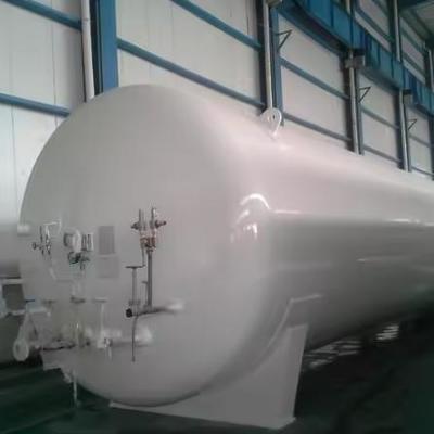 50000L Vertikal Cryogenic Liquid Nitrogen Storage Tank 304/316 Baja tahan karat