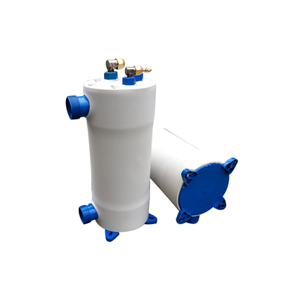 PVC Shell Coil Tube Heat Exchanger 0.4mpa 1.5 Ton Shell Dan Penukar Panas Coil