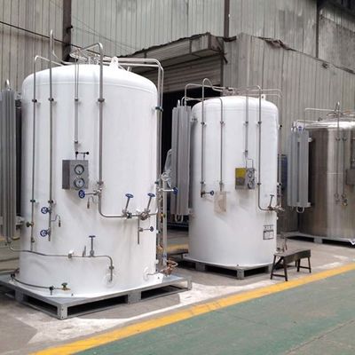 Tangki Mikrobulk Oksigen 5m3 Q345R Penyimpanan Gas Cryogenic Liquid