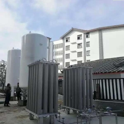 Tangki Cryo Nitrogen Cair Lapisan Ganda 60m3 Vakum Q245R Penyimpanan Cryogenic Liquid