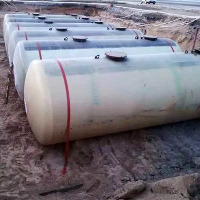 Tangki Penyimpanan Minyak Bahan Bakar Diesel Lapisan Ganda Bawah Tanah 200m3