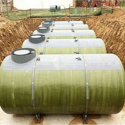 5 Meter Kubik Tangki Penyimpanan Bahan Bakar Minyak 20cbm Fiberglass Double Layer