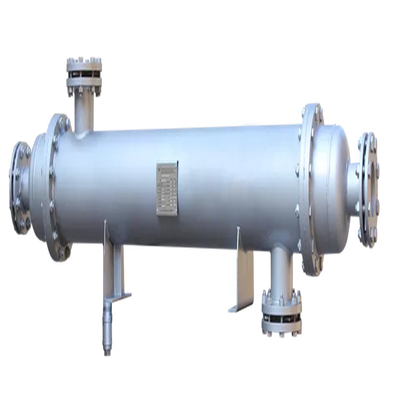 Anti Korosi Titanium Coaxial Coil Tube Heat Exchanger Titanium Coil Untuk Kondensor