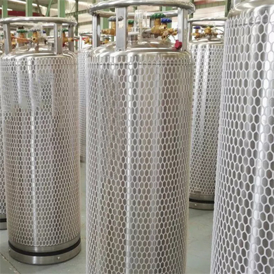 Liquid Oxygen Nitrogen Cryogenic Dewar Cylinder 495L