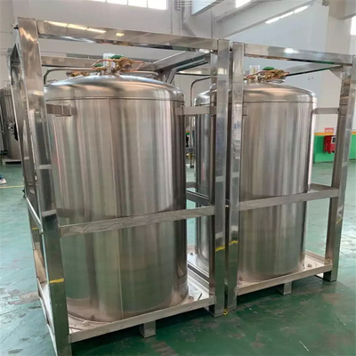 Liquid Oxygen Nitrogen Cryogenic Dewar Cylinder 495L
