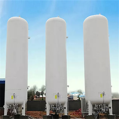 Cryogenic Liquid Oxygen Nitrogen Argon Storage Tank Dudukan Vertikal