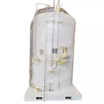 2000L Gas Cryogenic Liquid Micro Massal Tanks Untuk Nitrogen Cair Oksigen Karbon Dioksida