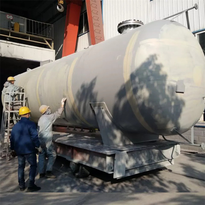Tangki Penyimpanan Gas Lpg 10 Ton Tangki Pembawa Lpg Tekanan Kerja 1,6 Mpa