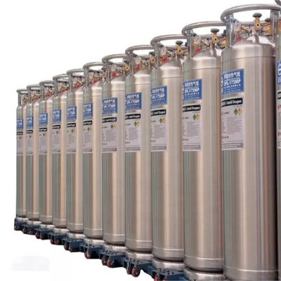 Silinder Dewar Kriogenik Kimia 195l Dengan Bingkai Untuk Lar Lco2 Lo2 Ln2