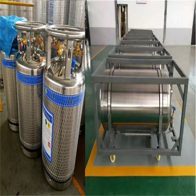 Tangki Penyimpanan Oksigen Cair Nitrogen Argon Co2 Cryogenic Dewar Cylinder