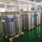 Insulasi Vakum Vertikal Cryogenic Liquid Dewar Cylinder SUS304