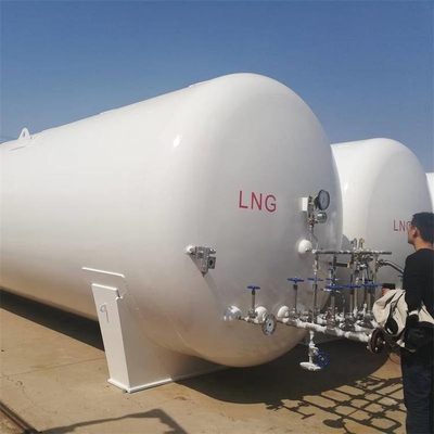 5-200m3 Tangki Penyimpanan Cryogenic Horizontal LNG Performa Optimal Terisolasi