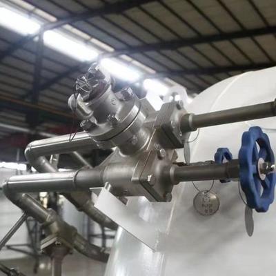 Tangki Penyimpanan Kriogenik 10000L 20000L Dan 30000L Tangki 8-bar 16-bar Dan 23-bar