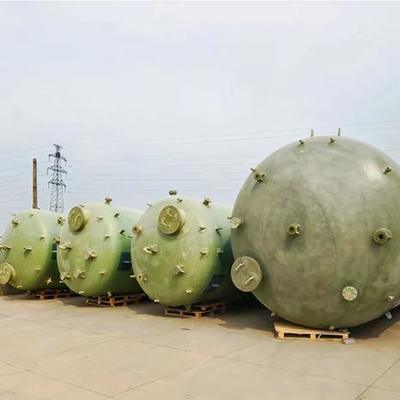 Tangki Penyimpanan Bahan Bakar Bawah Tanah Dinding Ganda Horizontal 10-200m3