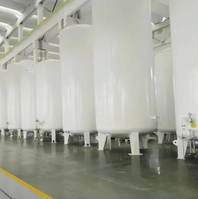 Tangki penyimpanan kriogenik 30m3 dengan tekanan 1,6 MPa -150°C