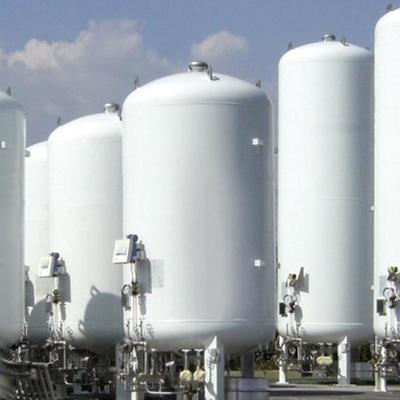 Tangki penyimpanan nitrogen cair kriogenik vertikal 1000L 1,6MPa
