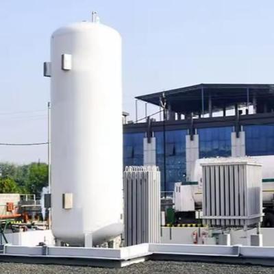 Tangki penyimpanan kriogenik 5-100 ton untuk LNG LOX -196°C sampai 50°C