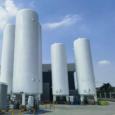 Tangki Penyimpanan Kriogenik Vertikal 20M3 Tekanan 1.6MPa