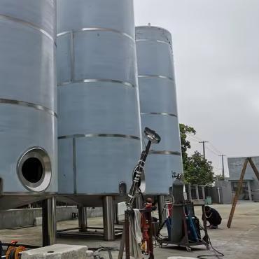 50m3 Tangki penyimpanan LNG 0,5-25 bar Kisaran tekanan