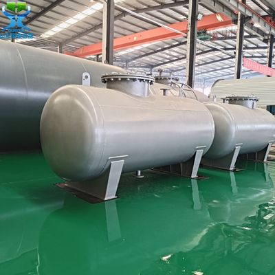 Tangki Penyimpanan LNG 10 Ton Horizontal Kapasitas 10000-100000L Tekanan Tinggi