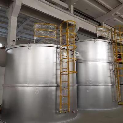 Tangki Penyimpanan LNG 10 Ton Horizontal Kapasitas 10000-100000L Tekanan Tinggi