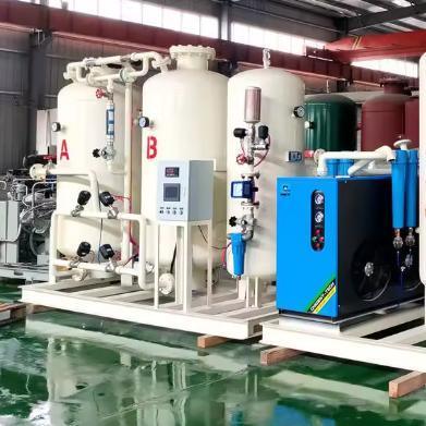 VPSA Oxygen Generator with 0.2-0.4 MPa Outlet Pressure Vertical Placement Carbon Steel/Stainless Steel Construction