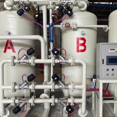 Generator oksigen PSA khusus rumah sakit dengan sistem kontrol PLC dan konstruksi baja tahan karat untuk pasokan oksigen medis