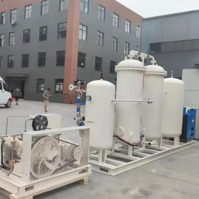 Generator oksigen PSA khusus rumah sakit dengan sistem kontrol PLC dan konstruksi baja tahan karat untuk pasokan oksigen medis