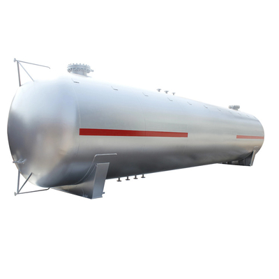 Tangki Penyimpanan Gas LPG 25000L Stainless Steel 20m3 Mounded Bullet