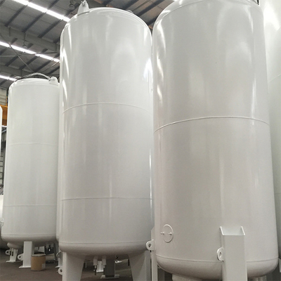 25m3 Liquid Nitrogen Storage Vessel 8 Bar 15000 Liter LNG Bullet Tanks