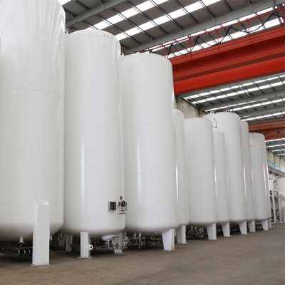 25m3 Liquid Nitrogen Storage Vessel 8 Bar 15000 Liter LNG Bullet Tanks