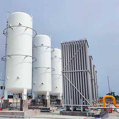 Tangki Penyimpanan Kriogenik 0.8MPa 25m3 2.16MPa Isolasi Termal Nitrogen Cair Besar