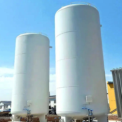 15m3 Fasilitas Wadah Penyimpanan Nitrogen Cair 2.16mpa Vacuum Double Layer