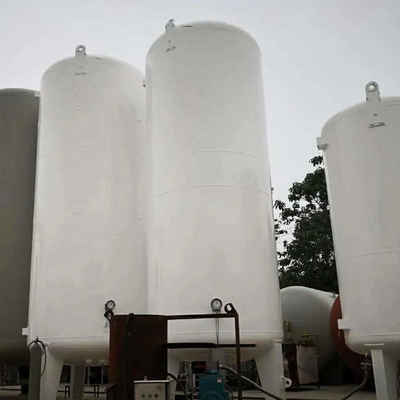 15m3 Fasilitas Wadah Penyimpanan Nitrogen Cair 2.16mpa Vacuum Double Layer