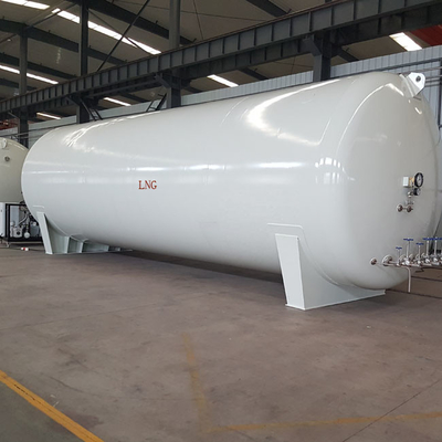 Tangki Penyimpanan Kriogenik Horisontal 20m3 0.8mpa Stainless Steel
