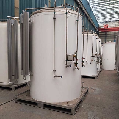 Tangki Nitrogen Microbulk Stainless Steel Cryogenic 3.4mpa Mikro Massal 5m3