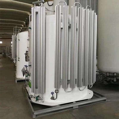 2.5Mpa Mikro Tangki Massal Nitrogen Cair 1000-7500L Penyimpanan Oksigen Kriogenik