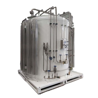 1000 Sampai 7500L Tangki Microbulk 0.8Mpa Stainless Steel Polish
