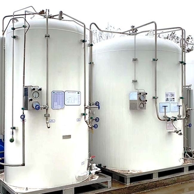 1000 Sampai 7500L Tangki Microbulk 0.8Mpa Stainless Steel Polish