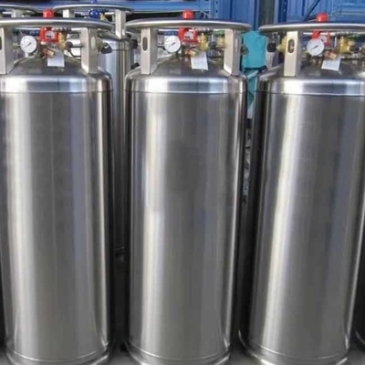 LNG 175 Liter Cryogenic Dewar Cylinder 1.4MPa Bangunan Tekanan Tangki Nitrogen Cair