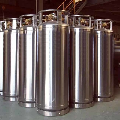 Tangki Dewar Removable Cryogenic Liquid Nitrogen Oxygen Dewar Cylinder