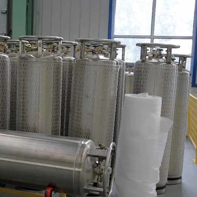 Tangki Dewar LN2 Baja Tahan Karat Cryogenic Liquid CO2 O2 Argon LNG