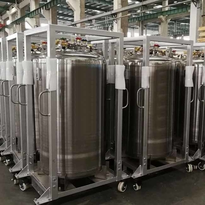 LN2 Dewar Gas Cylinder 195L 2.3MPA Tangki Nitrogen Cair Tekanan Tinggi