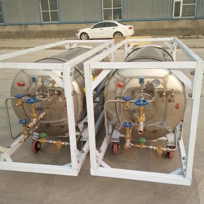180L Cryogenic Dewar Silinder 600 Liter, Tangki Dewar CO2 210l