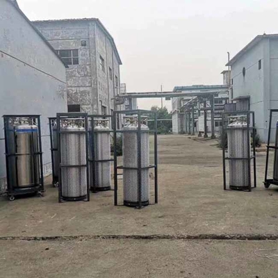 Tangki Oksigen 175L Cryogenic Dewar 1.37mpa 2.3mpa